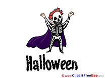 Skeleton free Cliparts Halloween
