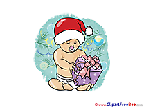 Baby Present free Cliparts New Year