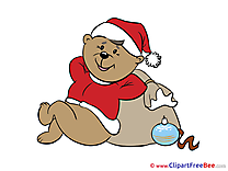 Bear Bag download New Year Illustrations