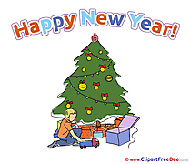 Beautiful Card download New Year Illustrations