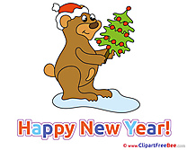 Merry Christmas New Year Illustrations for free
