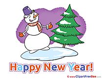 Winter Snowman Pics New Year free Cliparts