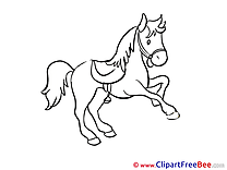 Clip Art download Horse