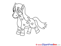 Clipart Pony Horse free Images