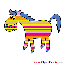 Multicolor Horse download Illustration