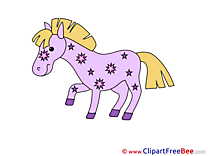 Pics Pink Horse free Cliparts