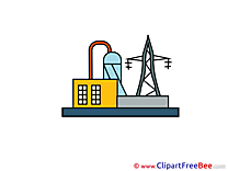 Power Station Clipart free Illustrations