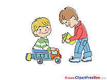 Cars Children Clipart Kindergarten Illustrations