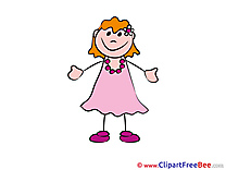 Girl free Illustration Kindergarten