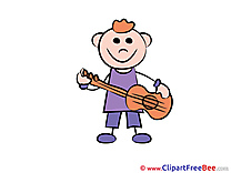 Guitar Boy plays Kindergarten free Images download