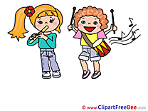 Music Kids Pics Kindergarten free Cliparts