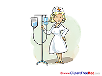 Drop Counter Nurse Clipart free Illustrations