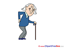Old Man Patient download Clip Art for free