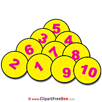 Lottery Balls Clipart free Illustrations