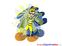 Cool Boy Dancer Clipart Party free Images