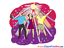 Evening Dances Party download Illustration