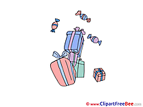 Gifts Sweets Party Clip Art for free