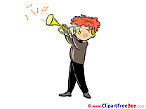 Musician Party Clip Art for free