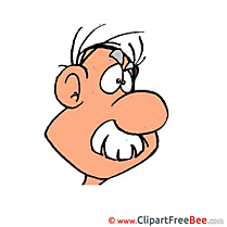 Old Man Head printable Images for download