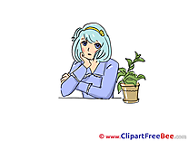 Plant Girl Anime Images download free Cliparts