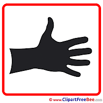 Hand Palm free Cliparts Pictogrammes