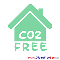 House CO2 Pictogrammes Illustrations for free