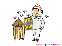Beekeeper download Clip Art for free