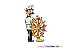 Captain Steering Wheel download Clip Art for free