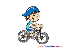 Cyclist Clip Art download for free
