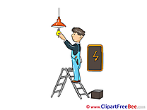 Electrician Clipart free Illustrations