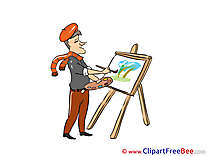 Painter free printable Cliparts and Images
