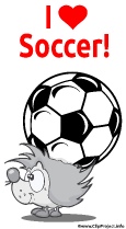I love Soccer - Clip Art
