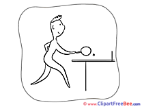 Table Tennis Pics Sport Illustration