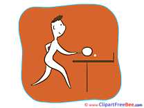 Table Tennis Sport download Illustration