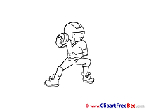 American Football Cliparts Sport for free