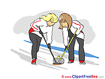 Curling Clipart Sport Illustrations
