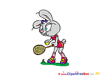Hare Tennis download Sport Illustrations