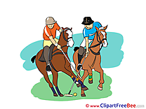 Horse Polo Pics Sport free Cliparts
