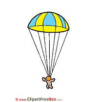 Parachutist Sport Clip Art for free