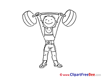 Powerlifting Cliparts Sport for free