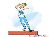 Skate Clipart Sport Illustrations