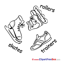 Skates download Sport Illustrations