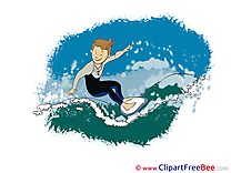 Surfing Sport Illustrations for free