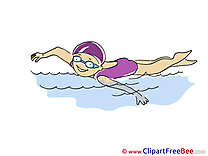 Swimming Clipart Sport Illustrations