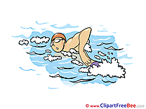 Swimming Pics Sport Illustration