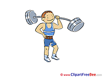 Weights Sport Clip Art for free