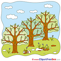 Park Trees Clipart free Image download