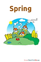 Village Spring free Cliparts for download