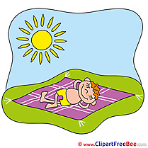 Sunbathe download Clipart Summer Cliparts