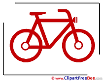 Bicycle download printable Illustrations